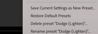 How To Rename 'User Presets' On Lightroom Mac : R/Lightroom