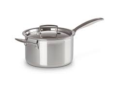 1.5 qt, 2 qt and 3 qt. 3 Ply Stainless Steel Saucepan With Lid Le Creuset Ie