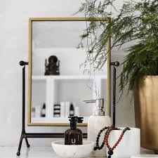 My mirror is very nice, i love the addition to my bedroom. Gold Vanity Mirror On A Stand By The Forest Co Notonthehighstreet Com