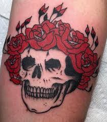 70 day of the dead tattoos for men mexican holiday designs tattoo design ideas for girls and men. 50 Skull Rose Tattoos Meanings Tattoo Designs More