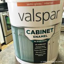 valspar cabinet enamel paint u create