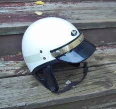 Vintage 1960s 70s Buco Motorcycle Helmet With Visor Buco