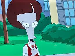 Alien from american dad with wig