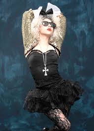 Pics and videos from when madonna ruled the 1980s/1990s ❤. Womens 80s Madonna Style Wild Child Costume