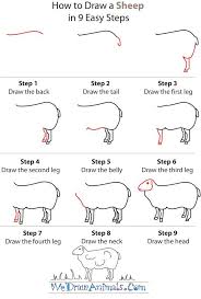 How To Draw Sheep Pictures How To Draw A Sheep Step By Step Guide Guide Pictures Sheep Sheep Drawing Sheep Art Sheep Paintings