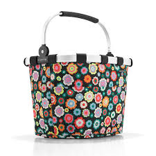 Reisenthel Bikebasket Plus Happy Flowers Fahrradkorb Jt7048 2 Flowerpower Reisenthel Fahrradkorb Uhr Partner