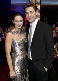 Emily blunt was swarmed by photographers as she left lax airport in los angeles, california. Emily Blunt John Krasinski S Wedding Pictures Huffpost