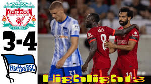 This stream works on all devices including pcs, iphones, android, tablets and play stations so you can watch wherever you are. Liverpool Vs Hertha Berlin 3 4 Highlights All Goals Club Friendly 29 07 2021 Youtube