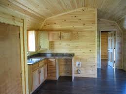 (384 s/f = 288 s/f main floor & 96 s/f loft) this style cabin is popular due to the long side porch design, which lends itself to building in bunk ﻿ this cabin was custom designed & built for a wonderful couple in south dakota. Beautiful Cabin Interior Perfect For A Tiny Home