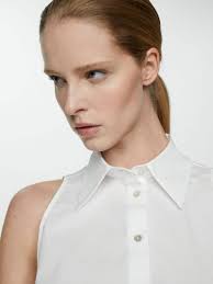 MANGO Paula Sleeveless Shirt