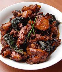 Sesame oil, chinese rice wine, and soy sauce! Three Cup Chicken Cinnamon Society