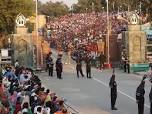 Image result for wagah border