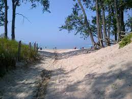 Outlet Beach Sandbanks Provincial Park July 2014 Sandbank Seascape Beach