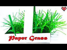 Tissue paper makes an ideal thin paper. How To Make Grass With Paper Easy Diy Home Decor Idea Easter Basket Grass Youtube Paper Flowers Diy Easter Basket Grass Paper Tree