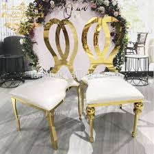 Stackable Gold Metal Frame Hotel Wedding Chairs For Sale View Hotel Wedding Chairs For Sale Tanabata Product Detai Wedding Chairs Chairs For Sale Hotel Chair