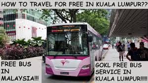 * you may cancel your booking 72 hour(s) before travel kuala lumpur, malaysia to kl airport area, malaysia bus schedule & fare. How To Travel For Free In Kuala Lumpur Gokl Free Bus In Kuala Lumpur Youtube