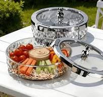 divided serving tray sold on Temu United States