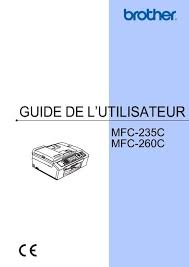Brother mfc office equipment and supply. Brother Mfc 260c Guide Utilisateur