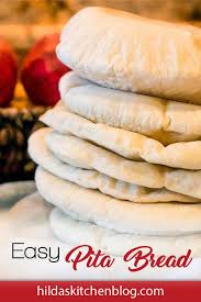 Fool Proof Pita Bread Recipe Yielding Puffy Pita Bread Every Time Pitabread Pitabreadrecipe Hildaskitchen Pita Bread Recipe Homemade Pita Bread Pita Bread
