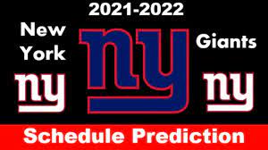 Predicting The New York Giants Schedule 2021 2022 Nfl Season Youtube