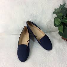 Women's tully lug sole loafers. H M Shoes Hm Navy Blue Womens Flats Loafers Size 85 Poshmark