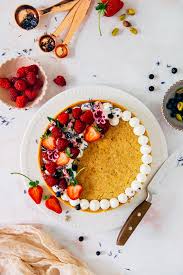 Pistachio Cream Tart Hummingbird High Recipe Pistachio Cream How Sweet Eats Almond Recipes
