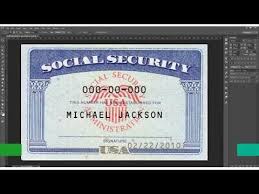 Social Security Card Psd Template And Create Your Social Security Card In 5 Minutes Only For 25 Us In 2020 Social Security Card Card Templates Printable Card Template