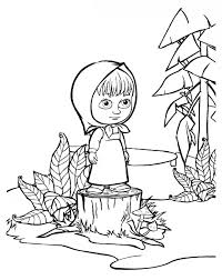Panini joins masha and the bear consumer products lineup. Masha And The Bear Coloring Pages 80 Images Free Printable