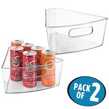 Check spelling or type a new query. Mdesign Lazy Susan Storage Bin With Handle For Kitchen Cabinets Pantry 1 8 Wedge Pack Of 2 Clear Buy Online In Dominica At Dominica Desertcart Com Productid 44186048