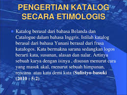 Hasil gambar untuk pengertian katalog