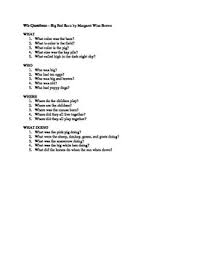 Wh Questions For Big Red Barn Big Red Barn This Or That Questions Wh Questions