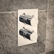 If your kit uses a flexible hose all you have to do now is connect it up and fit the bracket that holds the shower head in place. Single Outlet Concealed Thermostatic Shower Valve Ecos9 Range Better Bathrooms