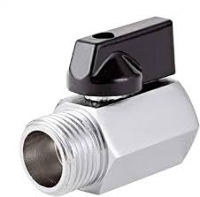 Amazon.com: CPWUFIYD 2 Pack Brass Mini Ball Valve 1/2" NPT ...