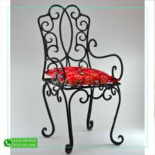 Ferforje Sandalye Wrought Iron Chair Panosundaki Pin
