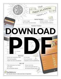 It is crucial to prepare a plan for menu of a dinner party. Party Planning Checklist