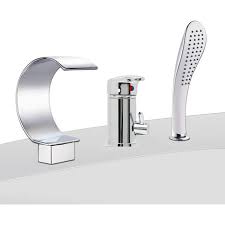 Mitigeur Bain Douche 3 Trous Douchette Robinet De Baignoire 10003433