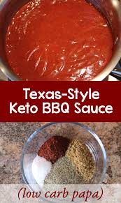 Keto Texas Bbq Sauce Not Too Sweet Not Too Tart This Texas Style Keto Bbq Sauce Has No Sugar Added And Is E Keto Bbq Sauce Keto Sauces Low