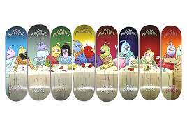 toy machine last supper スケボー情報ウェブマガジン vhsmag スケートボードのデザイン 最後の晩餐 グラフィックデザイン