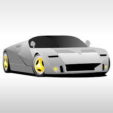 Ford Gt90 Vector Free Car Vector Free Vector Illustration
