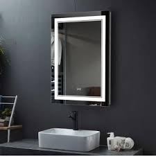 What are the shipping options for glass warehouse vanity mirrors? Neu Type 32 In X 24 In Modern Rectangular Frameless Led Light Bathroom Vanity Mirror Wall Mounted Jj01022zzz The Home Depot Vanity Wall Mirror Bathroom Vanity Mirror Lighted Vanity Mirror