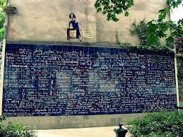 Le Mur Des Je T Aime Bức Tường Tinh Yeu Tại Phap Tren Bức Tường La 311 Cau I Love You đ ược Viết Bởi Paris Ville Lumiere Voyage Paris Montmartre