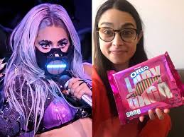 Backpack and assorted oreo product. I Tried The New Lady Gaga Chromatica Oreos Review