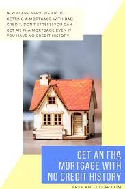 How To Qualify For An Fha Loan With No Credit History Freeandclear Fha Loans Fha Mortgage Fha