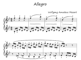 Ein Kleines Stuck Von Mozart Gefallig Mit Kostenlosen Klaviernoten Der Zauberklavier Blog