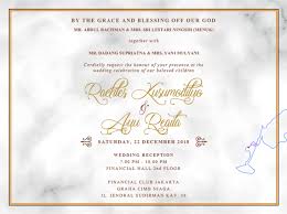 Contoh surat undangan pernikahan kristen. 25 Contoh Desain Dan Kata Kata Dalam Undangan Pernikahan Islami Yang Baik Cute766