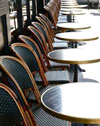 Paris Photography French Cafe Tables Photograph Parisian Decor Bistro Wall Art France Dark Gree Patio Furnishings Patio Furniture Sets Parisian Decor
