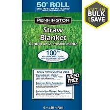 Pennington 50 Ft X 4 Ft Straw Seed Blanket Lowes Com Grass Seed Seeds Pennington