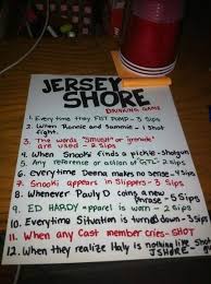 Jersey Shore Themed Party Drinking Games Jersey Shore Snooki