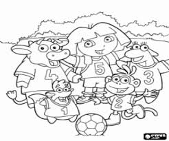 Probably these gifts are for his friends and family. Dora The Explorer Coloring Pages Printable Games