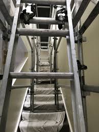 Still, you don't have to worry because it's extendable up to 11 feet. Scaffolding A Stairwell To Reach The Ceiling Mr Scaffold 1300 677 223